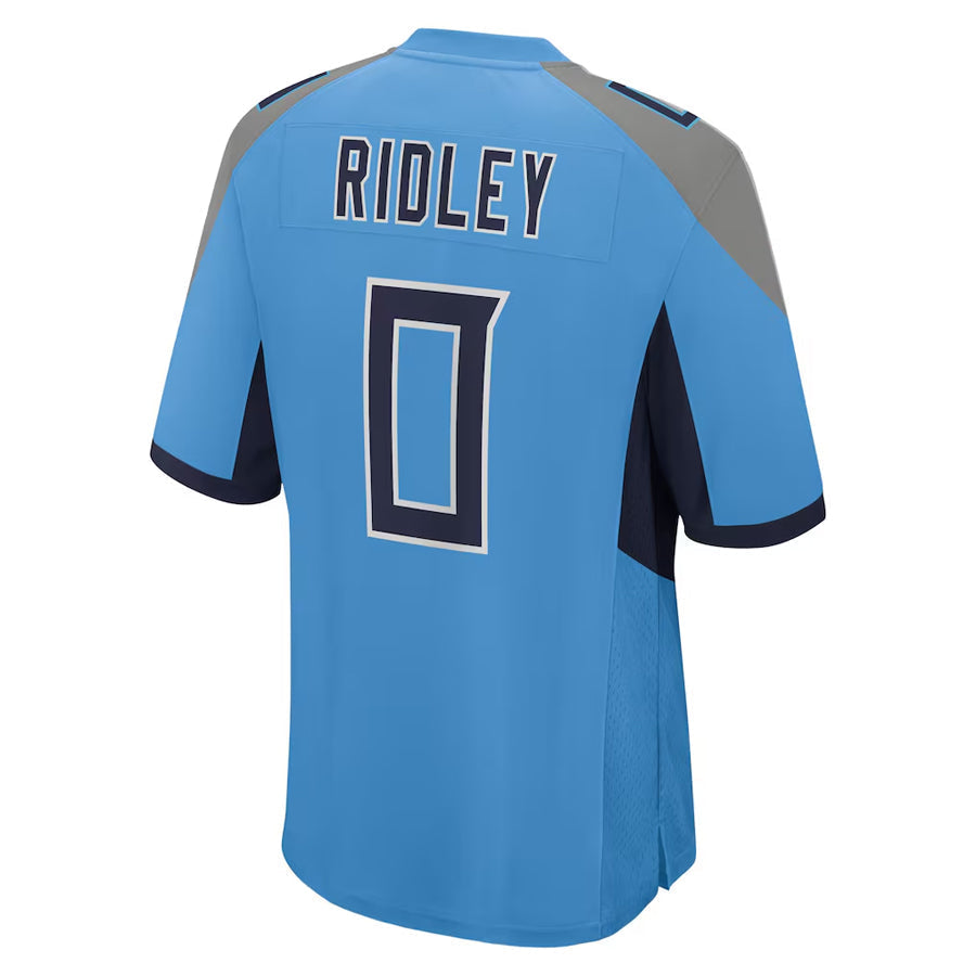 tocy T.Titans #0 Calvin Ridley Player Light Blue Home Game Stitched Jerseys