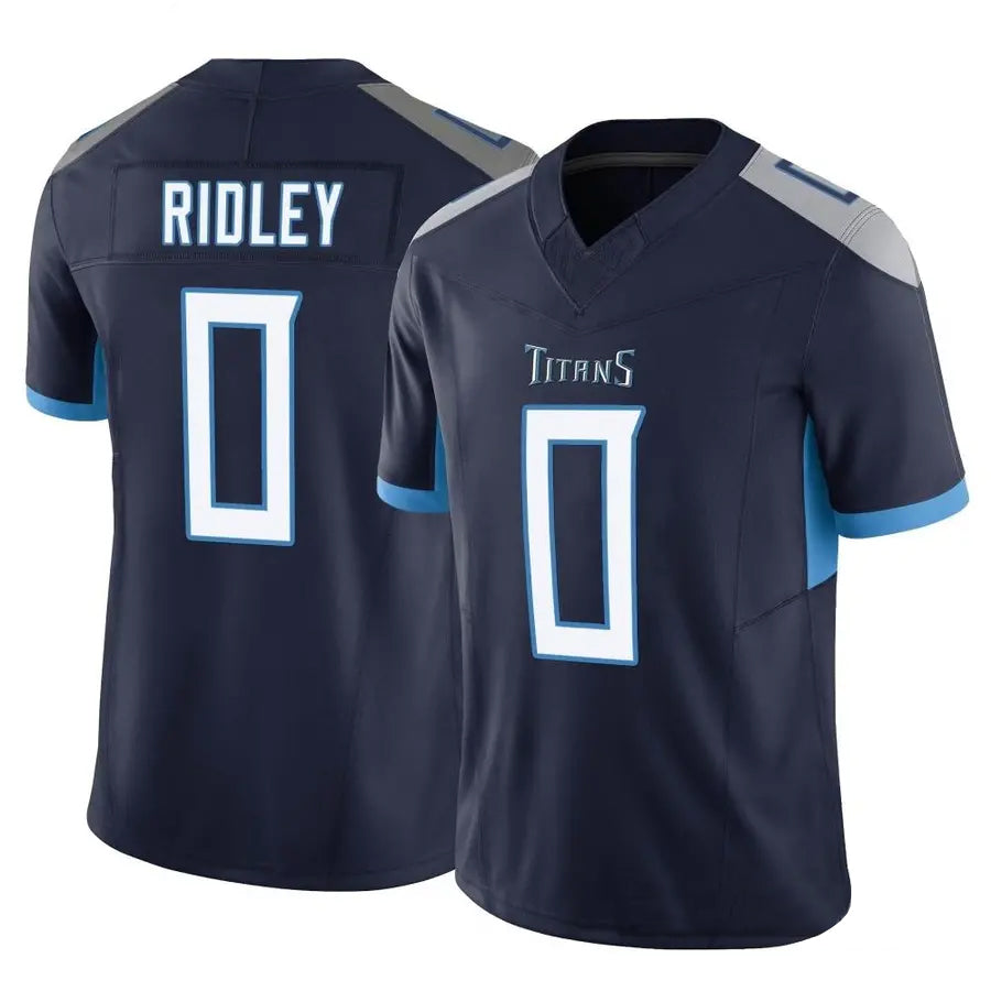 tocy T.Titans #0 Calvin Ridley Player Navy Vapor F.U.S.E. Limited Stitched Jerseys