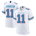 Tocy T.Titans #11 Jermaine Johnson II Player White 2026 Game Home Stitched Jerseys