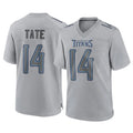 Tocy T.Titans #14 Carnell Tate Player Gray Atmosphere Fashion Home Game Stitched Jerseys