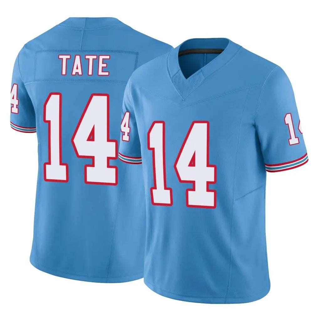 Tocy T.Titans #14 Carnell Tate Player Light Blue Limited Vapor F.U.S.E. Home Game Stitched Jerseys