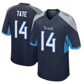 Tocy T.Titans #14 Carnell Tate Player Navy Home Game Stitched Jerseys
