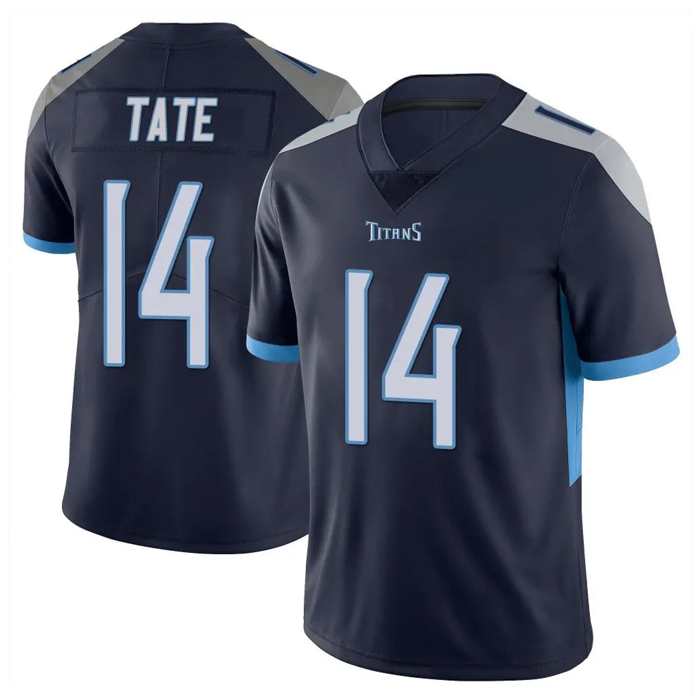 Tocy T.Titans #14 Carnell Tate Player Navy Limited Vapor Untouchable Home Game Stitched Jerseys