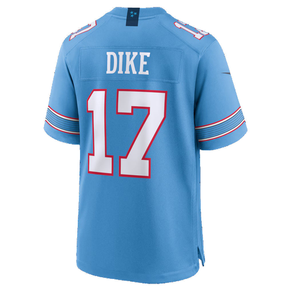 tocy T.Titans #17 Chimere Dike Light Blue Team Game Stitched Jerseys