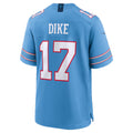 tocy T.Titans #17 Chimere Dike Light Blue Team Game Stitched Jerseys
