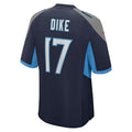 tocy T.Titans #17 Chimere Dike Navy Team Game Stitched Jerseys