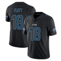 Tocy T.Titans #18 Cor'Dale Flott Player Black Impact Limited Home Game Stitched Jerseys