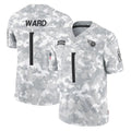 Tocy T.Titans #1 Cameron Ward Player Arctic Camo Limited Salute to Service Home Game Stitched Jerseys