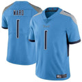 tocy T.Titans #1 Cameron Ward Player Blue Vapor Limited Stitched Jerseys