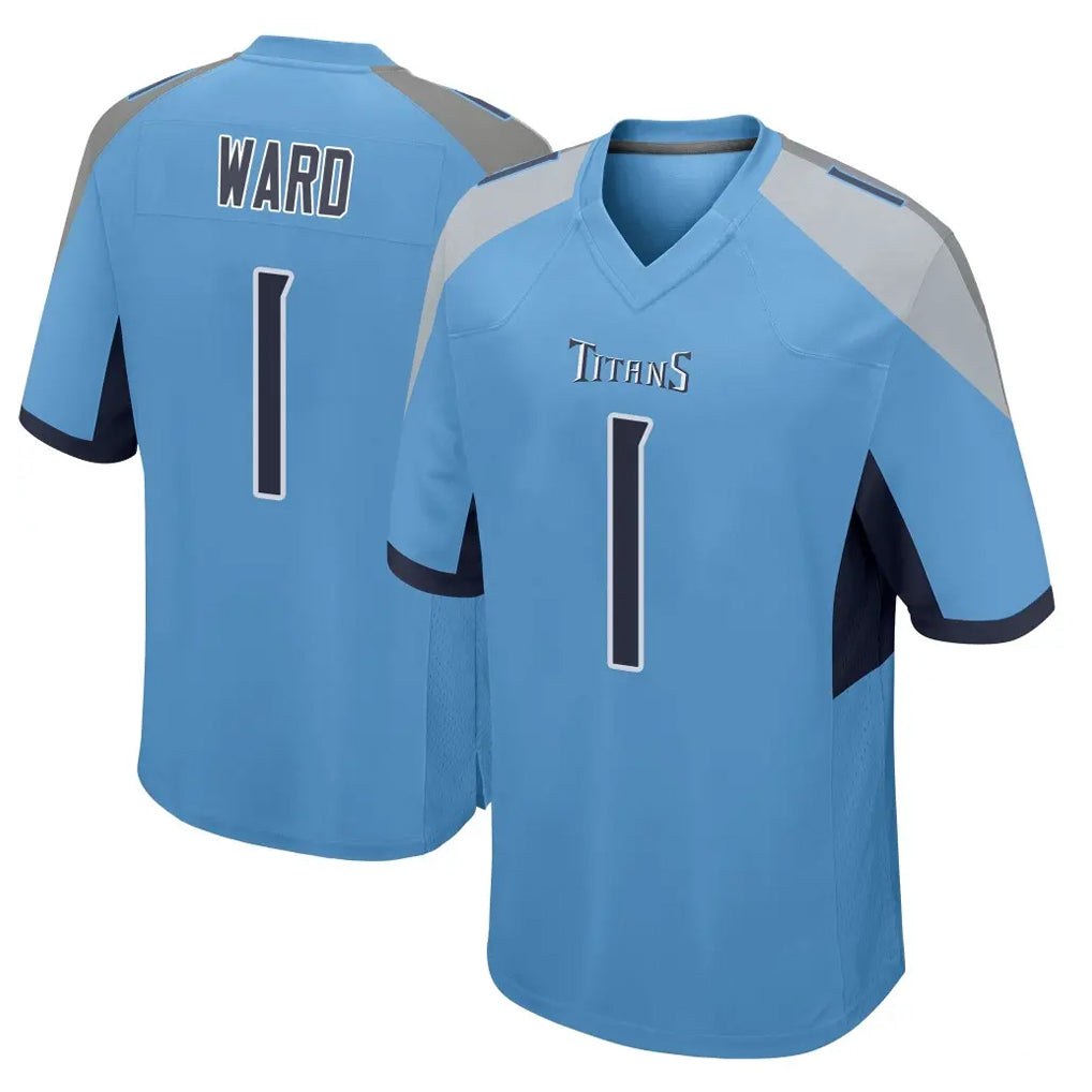 Tocy T.Titans #1 Cameron Ward  Player Light Blue Home Game Stitched Jerseys