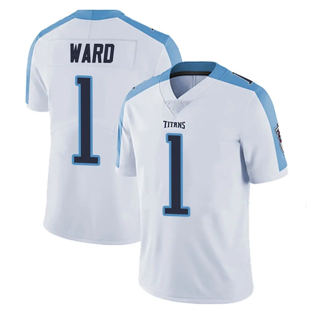Tocy T.Titans #1 Cameron Ward Player White Limited Vapor Untouchable Home Game Stitched Jerseys