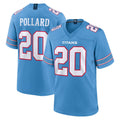 Tocy T.Titans #20 Tony Pollard Player Light Blue 2026 Game Home Stitched Jerseys