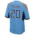 tocy T.Titans #20 Tony Pollard Player Light Blue Home Game Stitched Jerseys