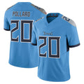 Tocy T.Titans #20 Tony Pollard Player Light Blue Vapor F.U.S.E. Limited Home Game Stitched Jerseys