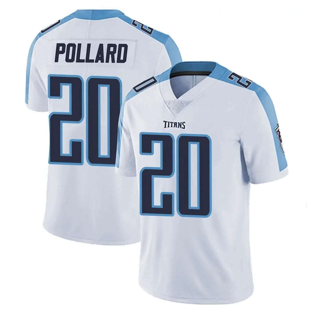 Tocy T.Titans #20 Tony Pollard Player White Limited Vapor Untouchable Home Game Stitched Jerseys