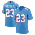 Tocy T.Titans #23 Kevin Winston Jr. Player Light Blue 2026 Game Home Stitched Jerseys