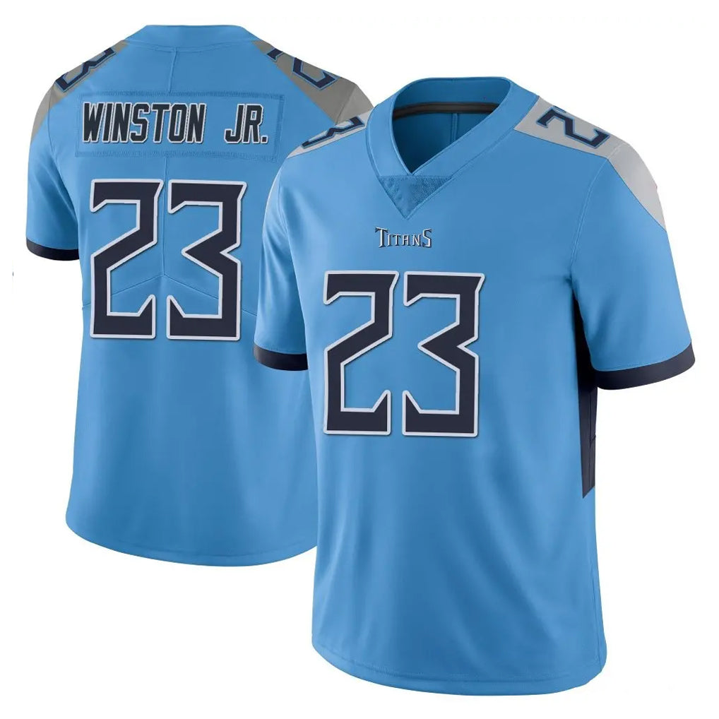 Tocy T.Titans #23 Kevin Winston Jr. Player Light Blue Limited Vapor Untouchable Home Game Stitched Jerseys