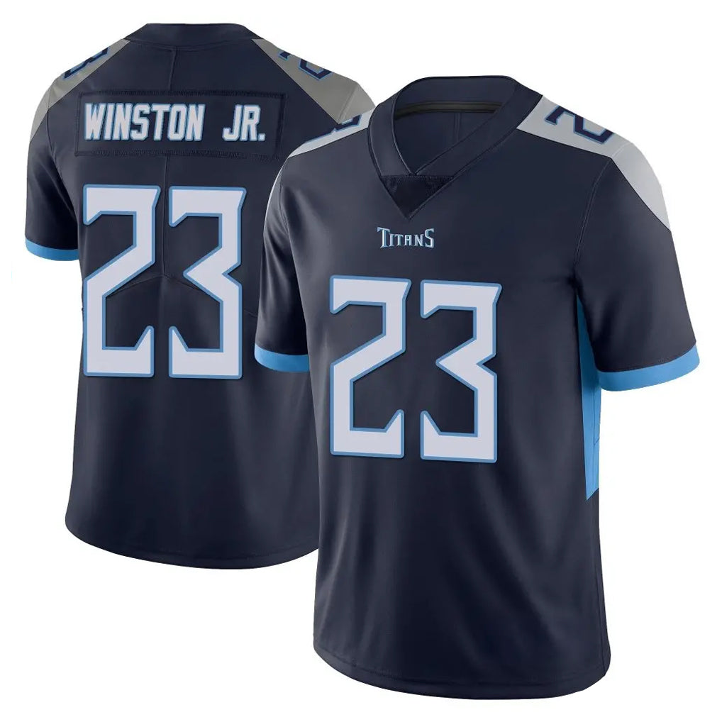 Tocy T.Titans #23 Kevin Winston Jr. Player Navy Limited Vapor Untouchable Home Game Stitched Jerseys