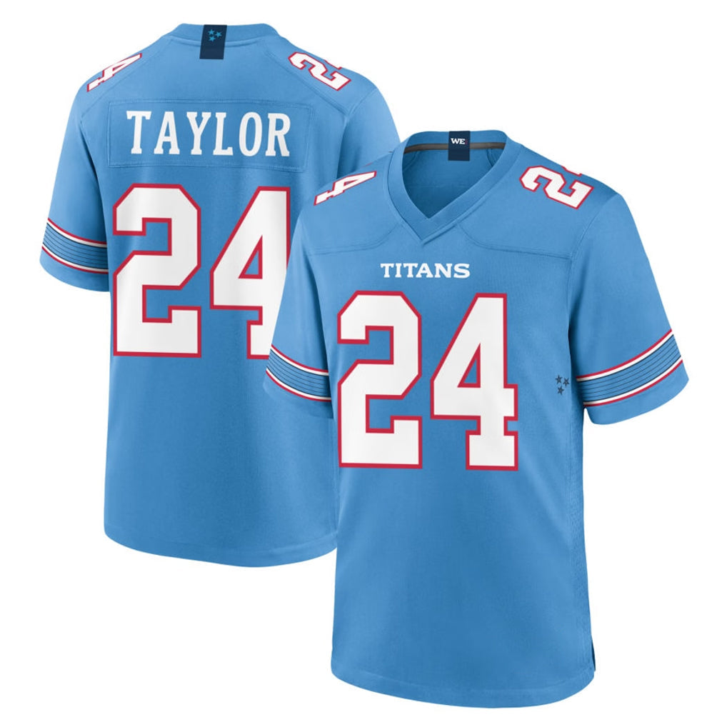 Tocy T.Titans #24 Alontae Taylor Player Light Blue 2026 Game Home Stitched Jerseys