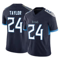 Tocy T.Titans #24 Alontae Taylor Player Navy Limited Vapor F.U.S.E. Home Game Stitched Jerseys