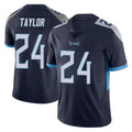 Tocy T.Titans #24 Alontae Taylor Player Navy Limited Vapor Untouchable Home Game Stitched Jerseys