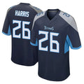 Tocy T.Titans #26 Marcus Harris Player Navy Home Game Stitched Jerseys