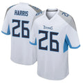 Tocy T.Titans #26 Marcus Harris Player White Home Game Stitched Jerseys