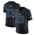 Tocy T.Titans #33 Cedric Gray Player Black Impact Limited Home Game Stitched Jerseys