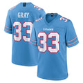 Tocy T.Titans #33 Cedric Gray Player Light Blue 2026 Game Home Stitched Jerseys
