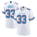 Tocy T.Titans #33 Cedric Gray Player White 2026 Game Home Stitched Jerseys