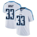 Tocy T.Titans #33 Cedric Gray Player White Limited Vapor Untouchable Home Game Stitched Jerseys