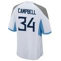 tocy T.Titans #34 Earl Campbell Player White Home Game Football Jerseys