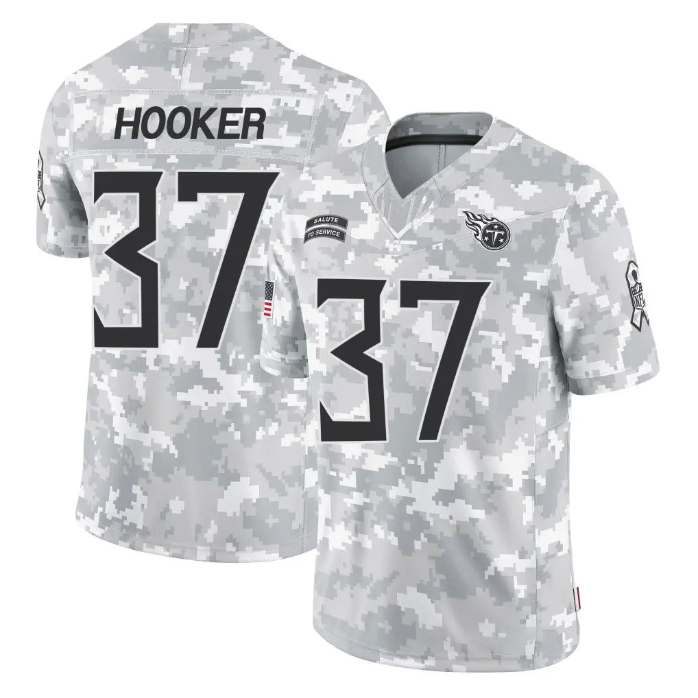 Tocy T.Titans #37 Amani Hooker Player Arctic Camo Limited Salute to Service Home Game Stitched Jerseys
