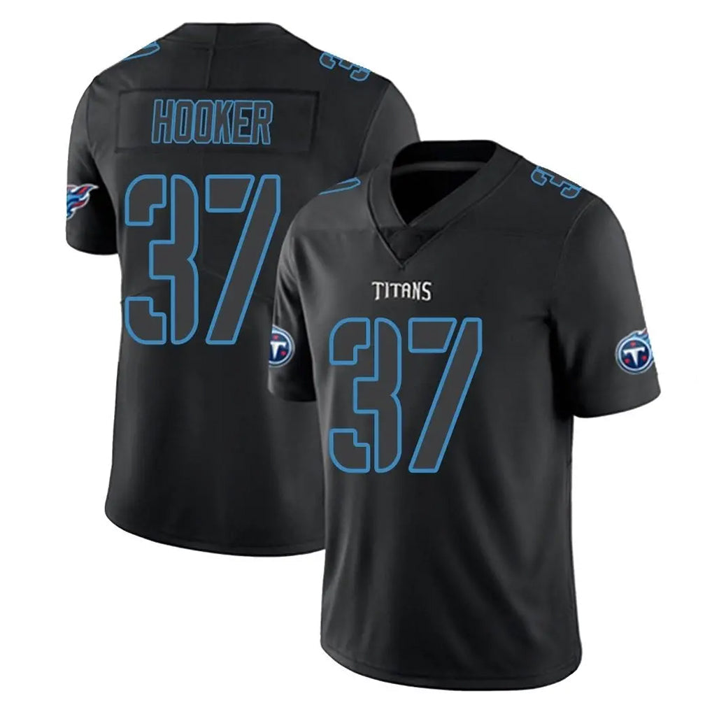 Tocy T.Titans #37 Amani Hooker Player Black Impact Limited Home Game Stitched Jerseys
