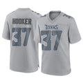 Tocy T.Titans #37 Amani Hooker Player Gray Atmosphere Fashion Home Game Stitched Jerseys
