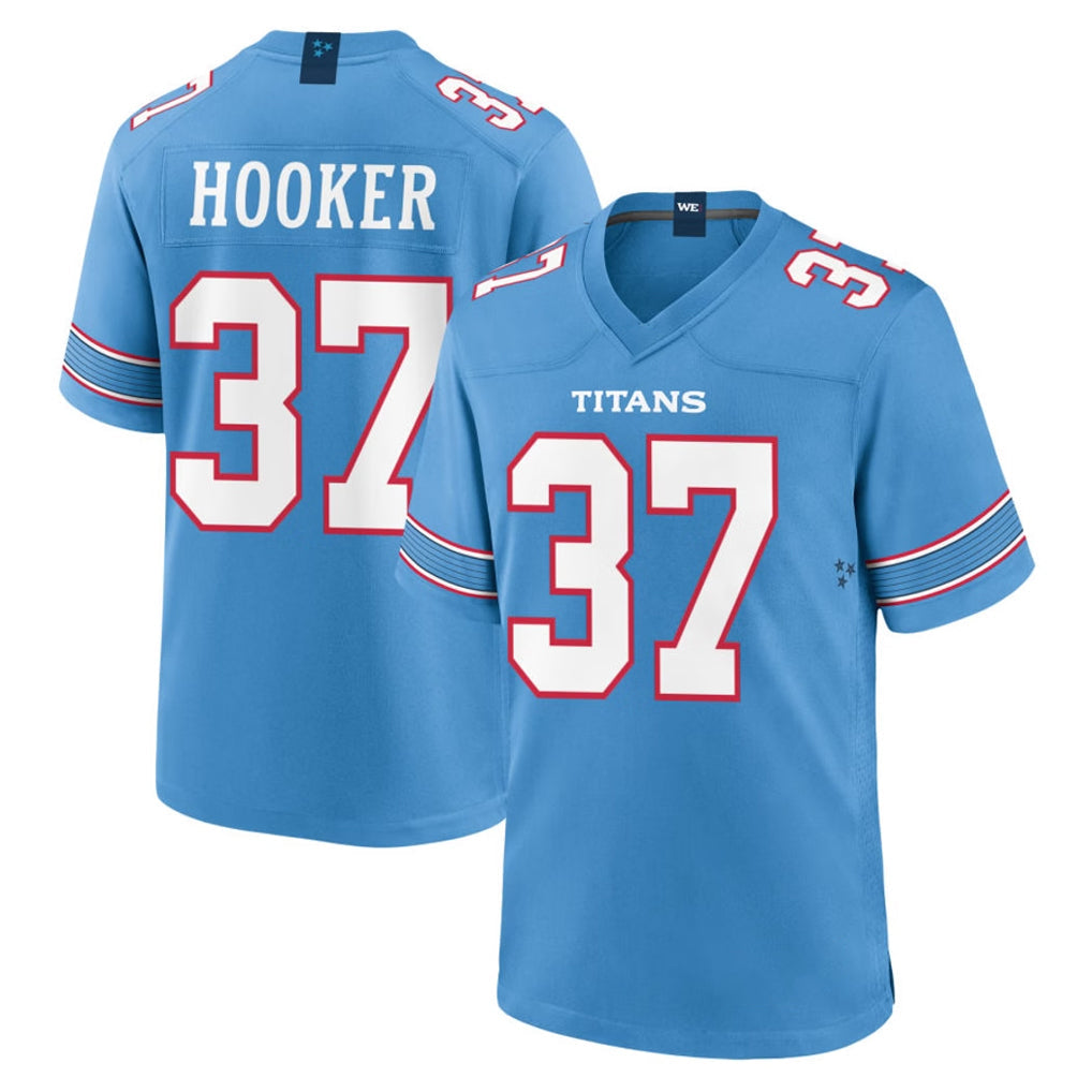 Tocy T.Titans #37 Amani Hooker Player Light Blue 2026 Game Home Stitched Jerseys