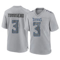 Tocy T.Titans #3 Tommy Townsend Player Gray Atmosphere Fashion Home Game Stitched Jerseys