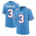 Tocy T.Titans #3 Tommy Townsend Player Light Blue 2026 Game Home Stitched Jerseys
