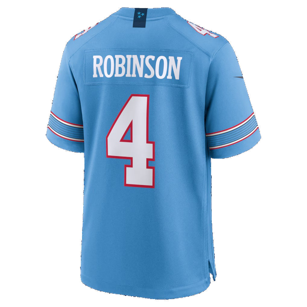 tocy T.Titans #4 Wan'Dale Robinson Light Blue Team Game Stitched Jerseys