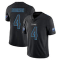 Tocy T.Titans #4 Wan'Dale Robinson Player Black Impact Limited Home Game Stitched Jerseys