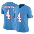 Tocy T.Titans #4 Wan'Dale Robinson Player Light Blue Limited Vapor F.U.S.E. Home Game Stitched Jerseys