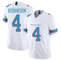 Tocy T.Titans #4 Wan'Dale Robinson Player White Limited Vapor F.U.S.E. Home Game Stitched Jerseys