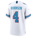tocy T.Titans #4 Wan'Dale Robinson White Game Stitched Jerseys