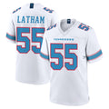 Tocy T.Titans #55 JC Latham Player White 2026 Game Home Stitched Jerseys
