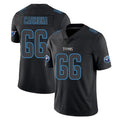 Tocy T.Titans #66 Fernando Carmona Jr. Player Black Impact Limited Home Game Stitched Jerseys