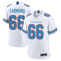 Tocy T.Titans #66 Fernando Carmona Jr. Player White 2026 Game Home Stitched Jerseys