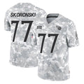 Tocy T.Titans #77 Peter Skoronski Player Arctic Camo Limited Salute to Service Home Game Stitched Jerseys