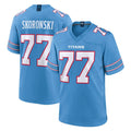 Tocy T.Titans #77 Peter Skoronski Player Light Blue 2026 Game Home Stitched Jerseys