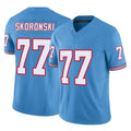 Tocy T.Titans #77 Peter Skoronski Player Light Blue Limited Vapor F.U.S.E. Home Game Stitched Jerseys