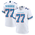 Tocy T.Titans #77 Peter Skoronski Player White 2026 Game Home Stitched Jerseys